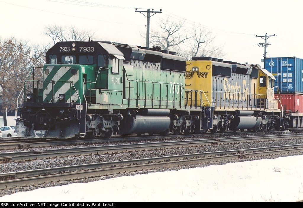 Westbound stack train